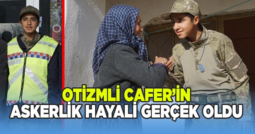Otizmli Cafer Çelik’in Askerlik Hayalini Gerçeğe Dönüştüren Şuhut Belediye Başkanı Muhittin Özaşkın