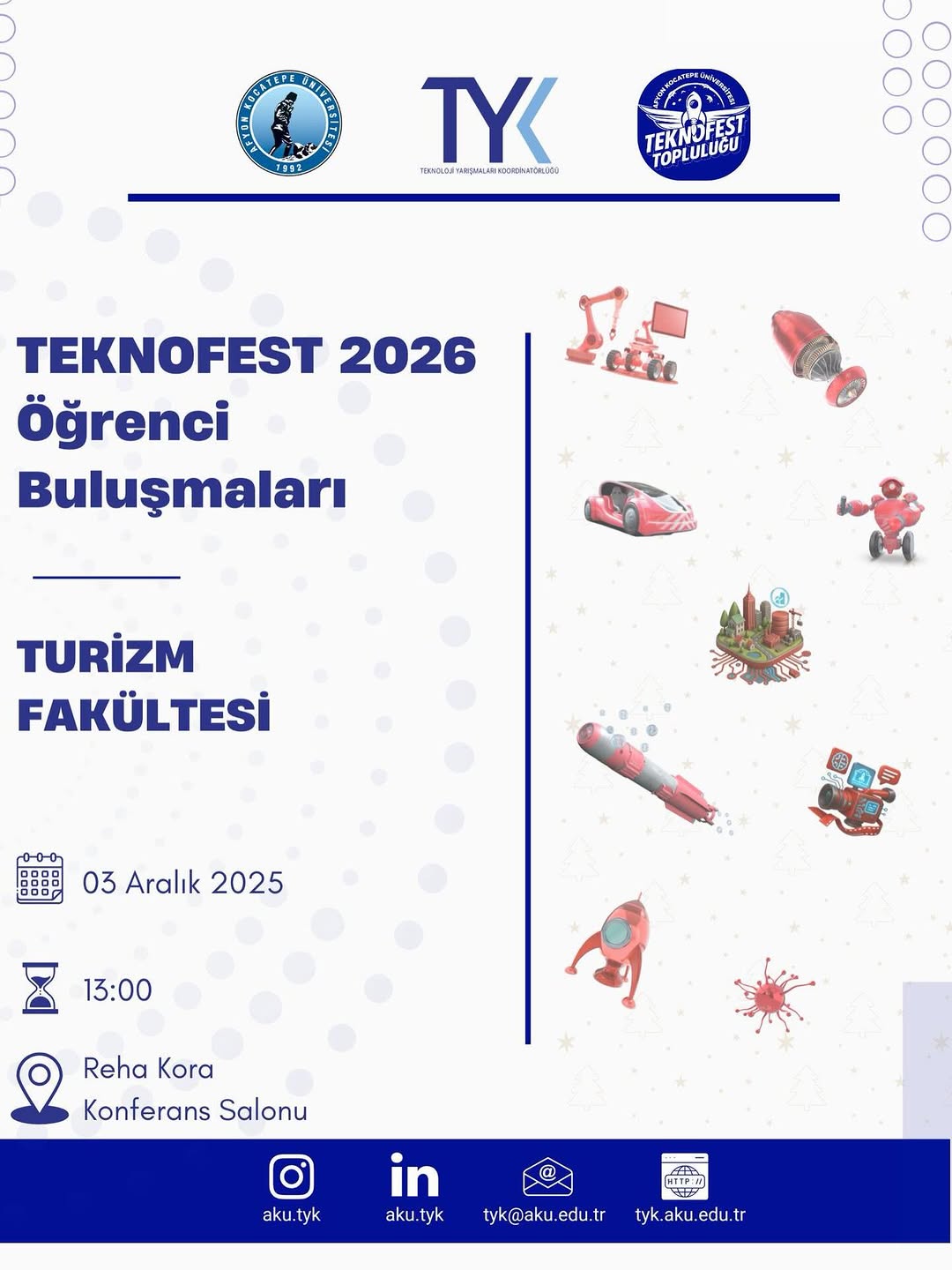 Afyon Kocatepe Üniversitesi TEKNOFEST 2026 Bilgilendirme Toplantısı Düzenliyor