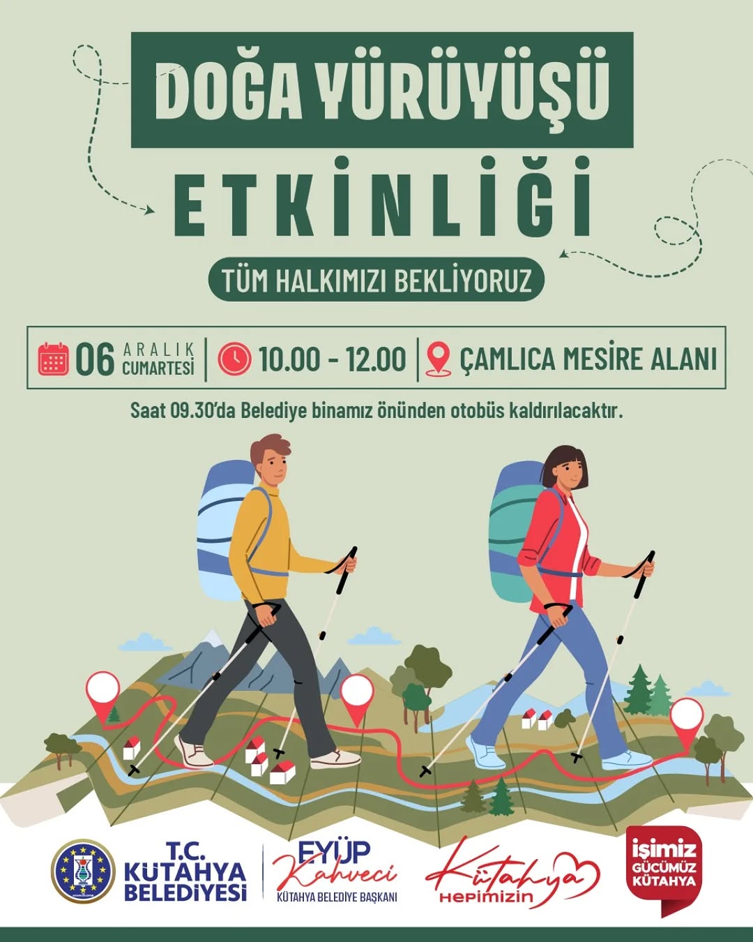 Çamlıca'da Sağlık İçin Toplu Yürüyüş