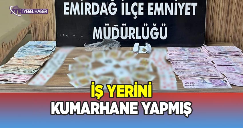 Emirdağ İlçe Emniyet Amirliği Tarafından Yapılan Denetimde Kumar ve Uyuşturucu Ele Geçirildi