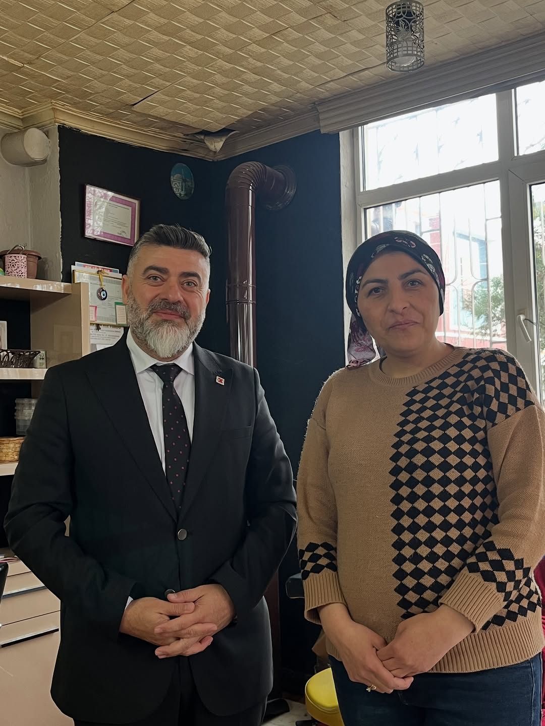 Afyonkarahisar Muhtarlar Derneği Başkanı Suat Uygur'dan Esnaf Ziyareti