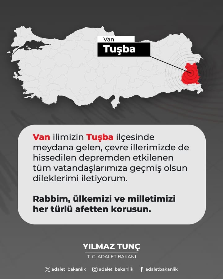 Tuşba İlçesinde Meydana Gelen Deprem