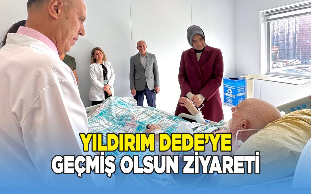 Vali Yiğitbaşı, Yıldırım Dede'yi Hastanede Ziyaret Etti