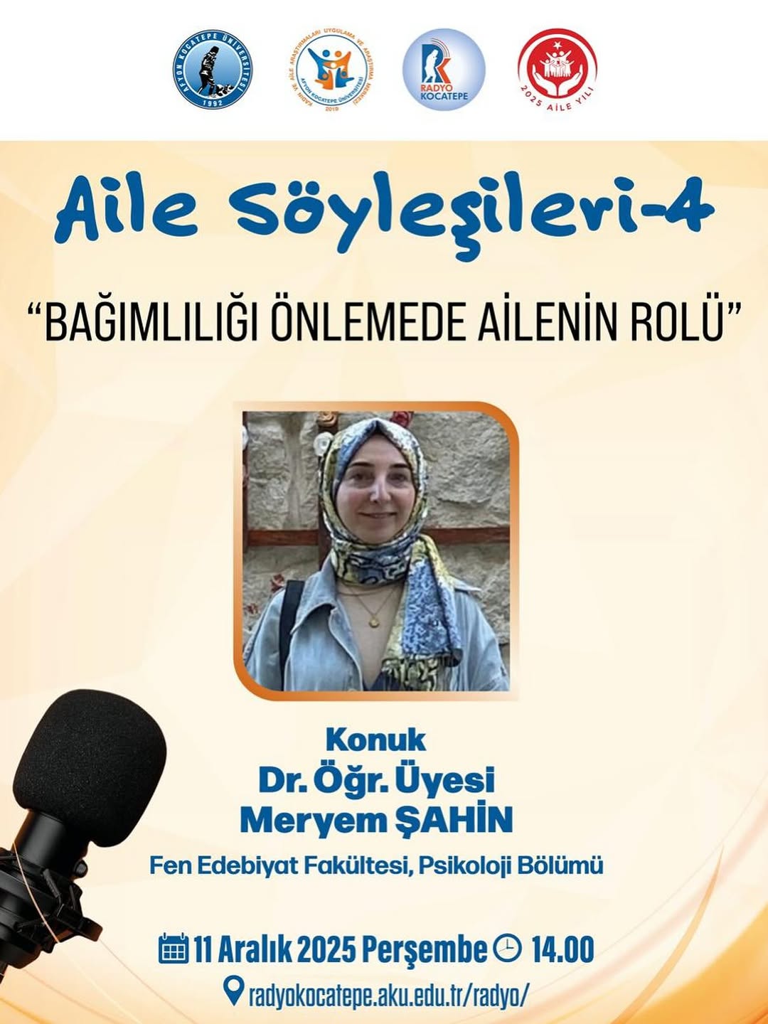 Afyon Kocatepe Üniversitesi'nde Bugün: Aile Söyleşileri-4