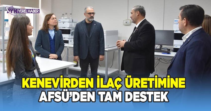 AFSÜ Rektörü Prof. Dr. Adem Aslan, Bolvadin’de Kenevir İşleme Ruhsatı Aldı
