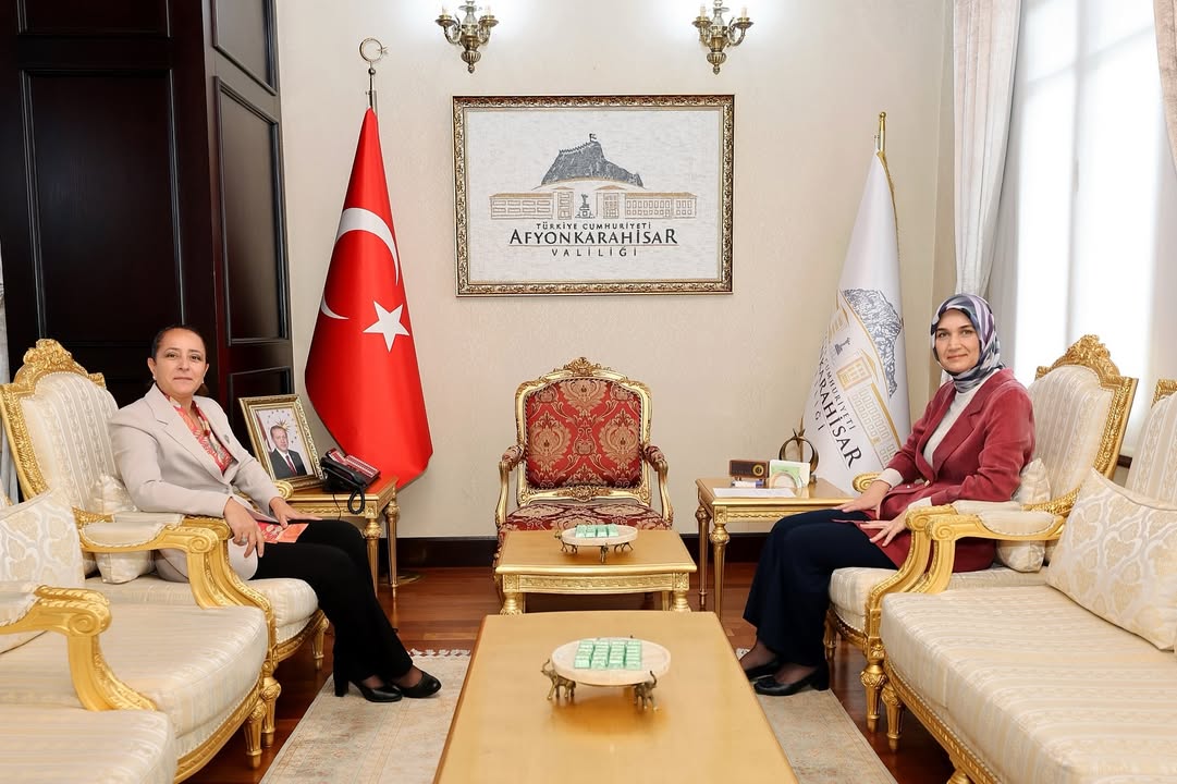 Valimiz Doç. Dr. Kübra Güran Yiğitbaşı, Burdur Valisi Tülay Baydar Bilgihan'ı Misafir Etti