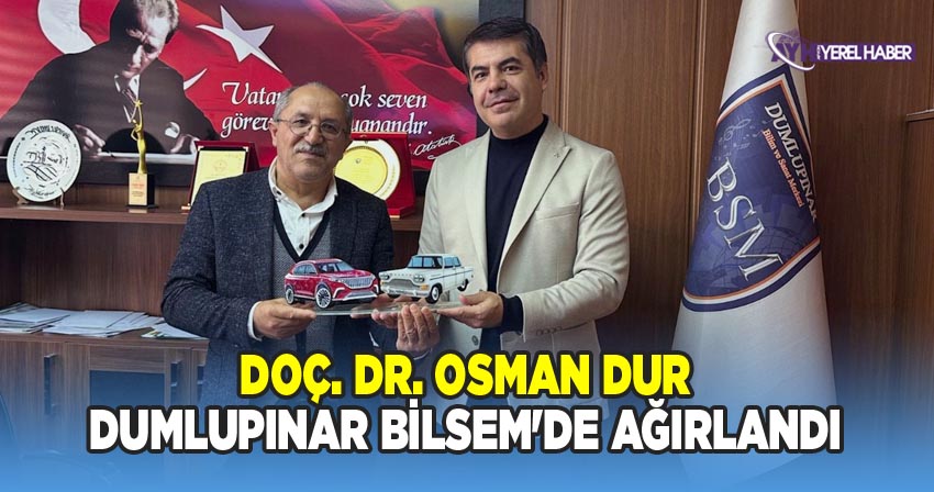 İstanbul Üniversitesi Öğretim Üyesi Doç. Dr. Osman Dur, Afyonkarahisar Dumlupınar Bilim ve Sanat Merkezi'ni Ziyaret Etti