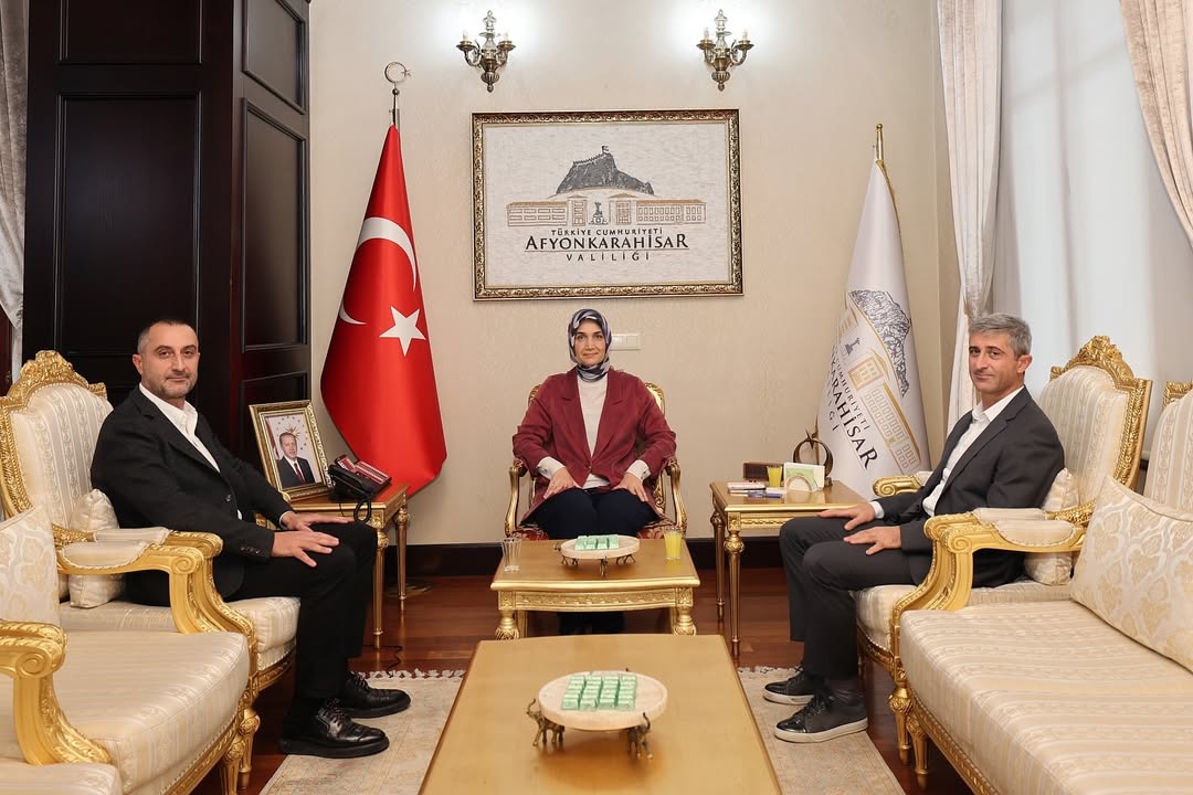 Afyonkarahisar Valiliği Valimiz Doç. Dr. Kübra Güran Yiğitbaşı'nı Kar Mineral A.Ş. Yöneticileri ile Kabul Etti