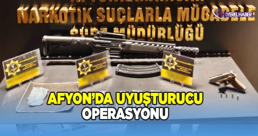 Afyonkarahisar Merkezinde Uyuşturucu Operasyonu Düzenlendi