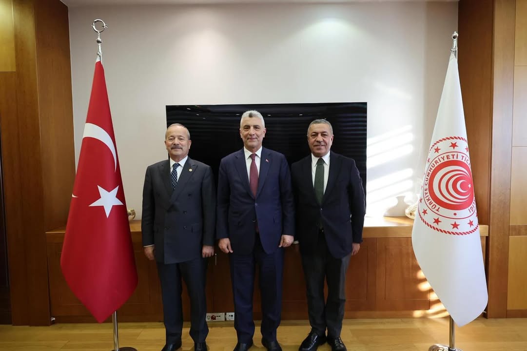 Ticaret Bakanı Prof. Dr. Ömer Bolat, TÜMMER Başkanı Hanifi Şimşek'i Ziyaret Etti