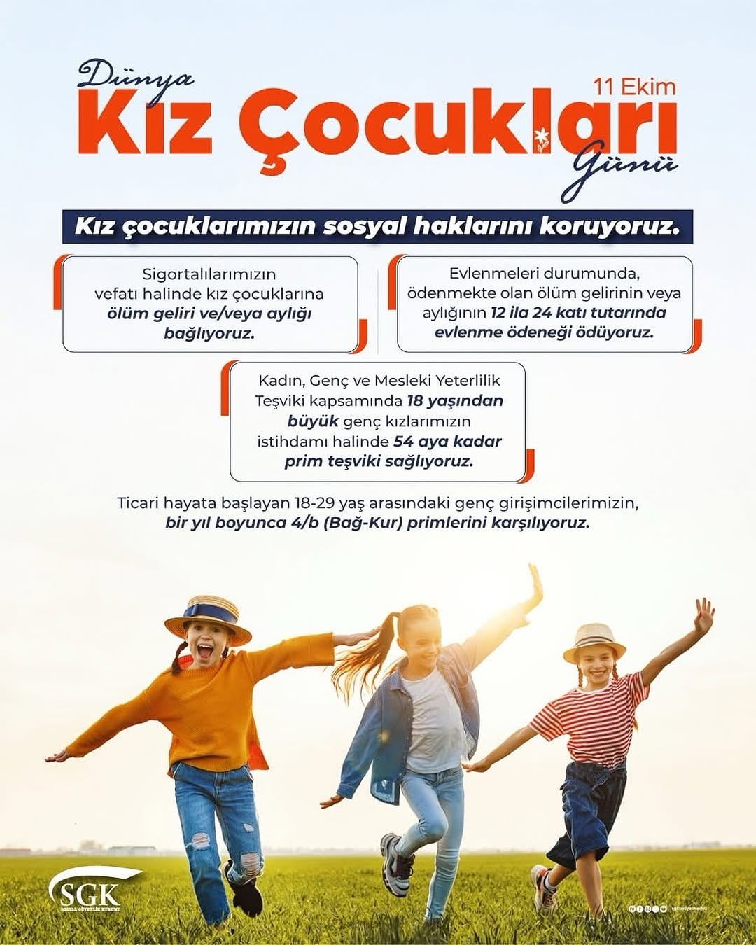 Kız Çocuklarının Sosyal Hakları SGK Güvencesinde!