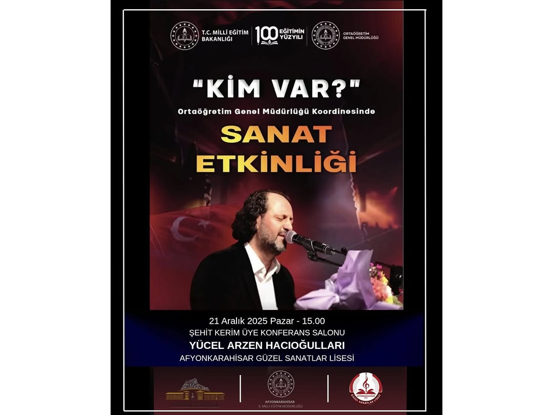 Afyonkarahisar Güzel Sanatlar Lisemizden Sanat Etkinliği Duyurusu