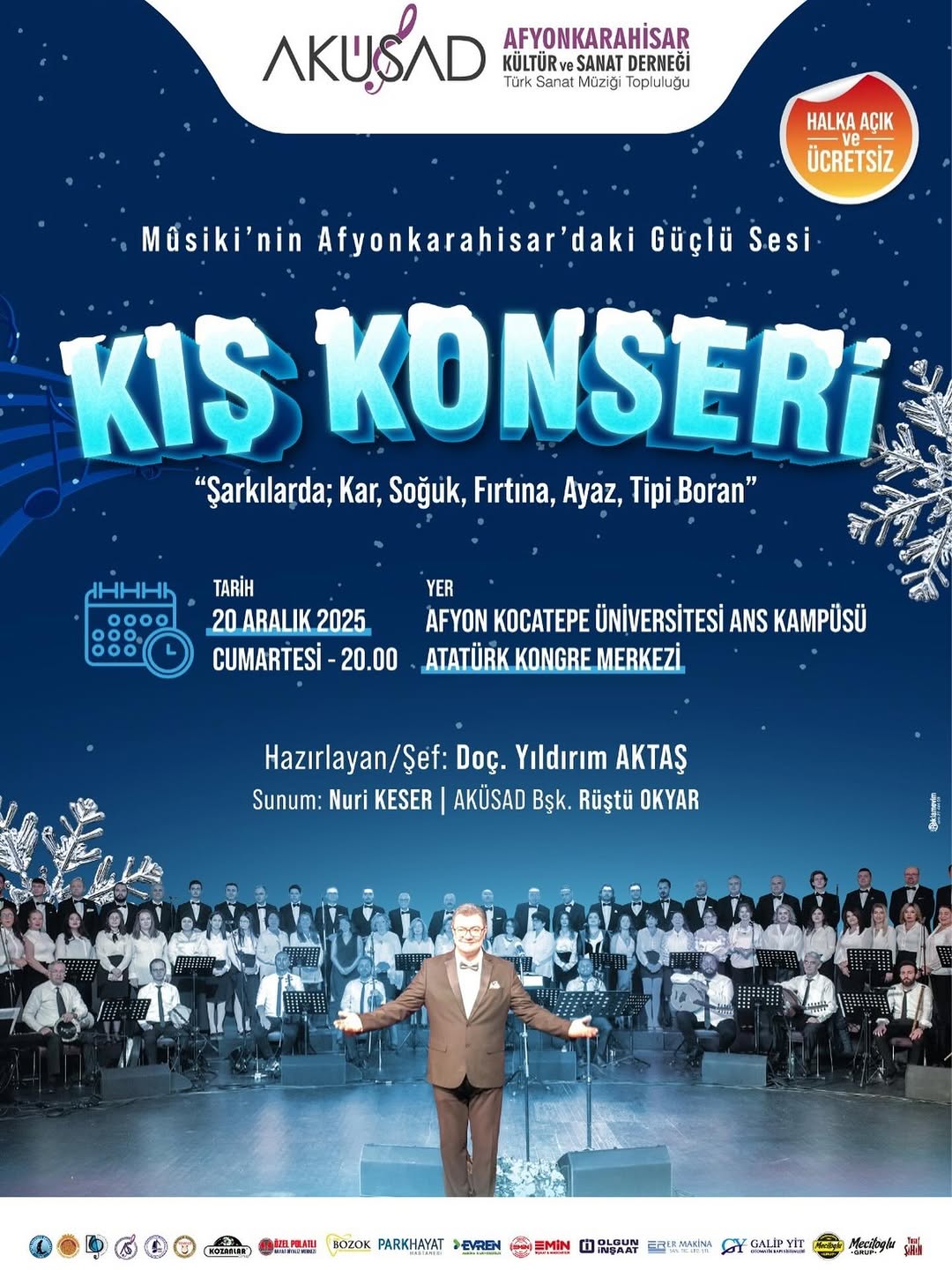 Afyon Kocatepe Üniversitesi'nde Bugün: Kış Konseri