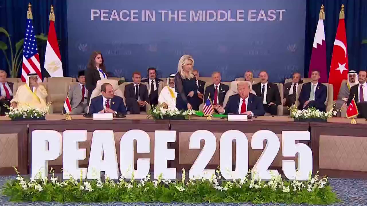 Türkiye Cumhurbaşkanı Recep Tayyip Erdoğan'dan Şarm El Şeyh Anlaşması İmza Töreni