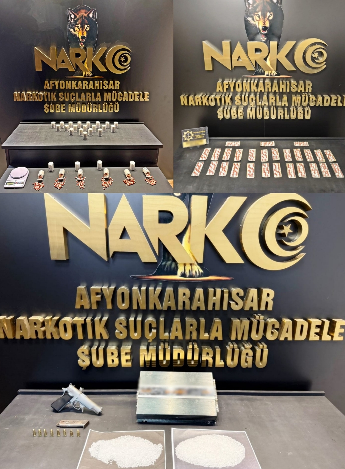 Afyonkarahisar'da Yapılan Operasyonlarda Uyuşturucu ve Sentetik Ecza Ele Geçirildi