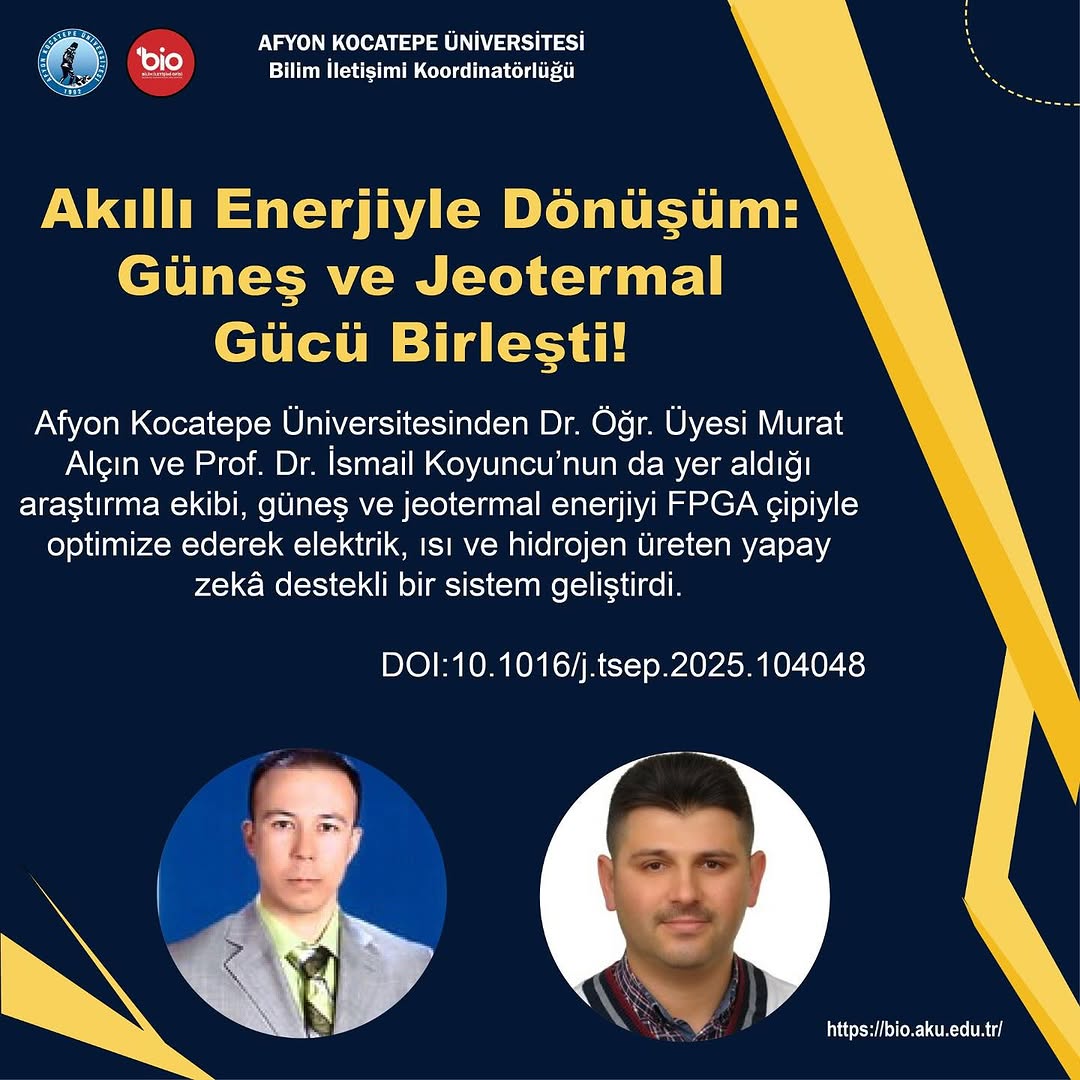 Afyon Kocatepe Üniversitesi'nden Yenilikçi Enerji Dönüşümü Çalışması