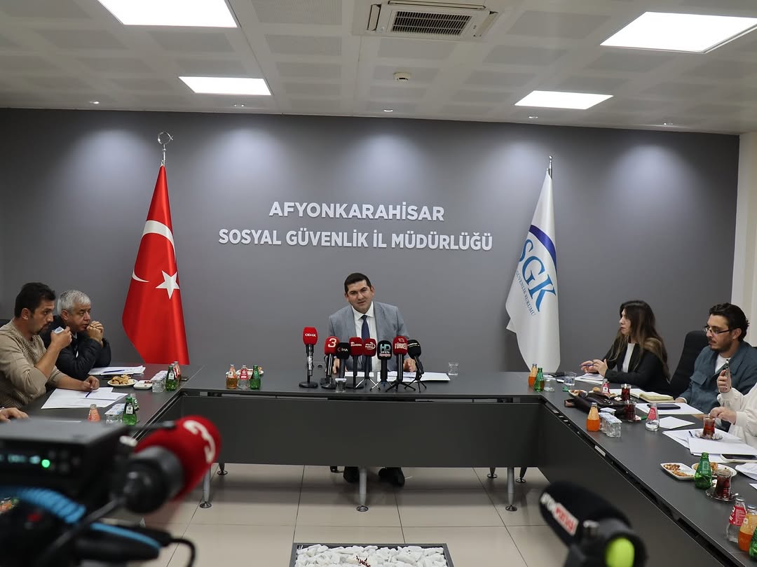 SGK'nın Afyonkarahisar'daki Kayıt Dışı İstihdamla Mücadele Toplantısı