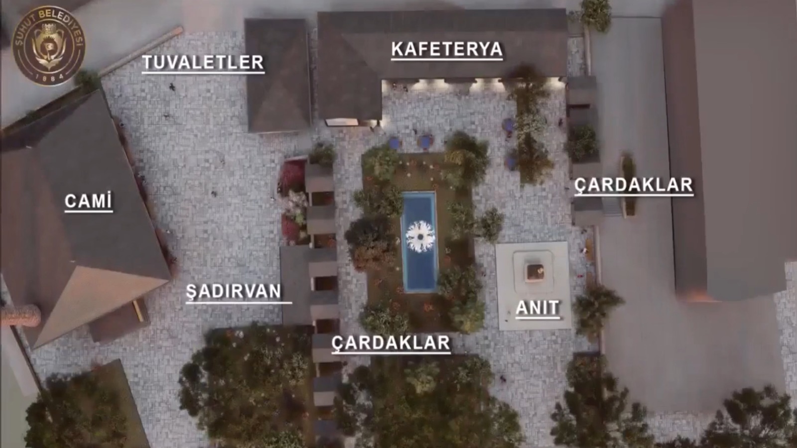 Şuhut Belediyesi Atatürk Parkı'nı Yeniden Düzenliyor