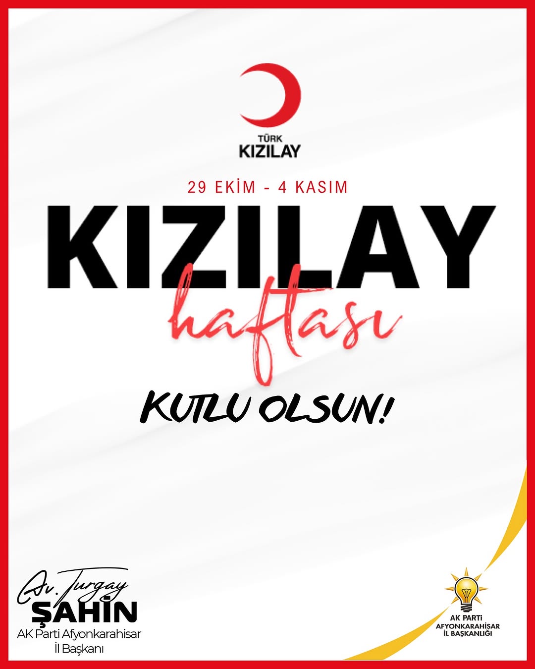 Türk Kızılay'ı Yardımlaşmanın ve Dayanışmanın Simgesi