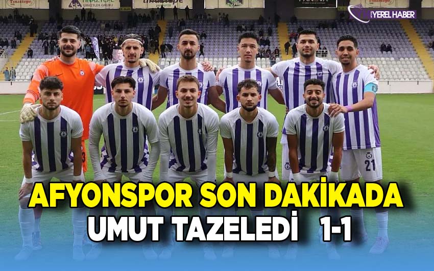 Afyonspor, Eskişehir Anadolu Spor Faaliyetleri ile Berabere Kaldı