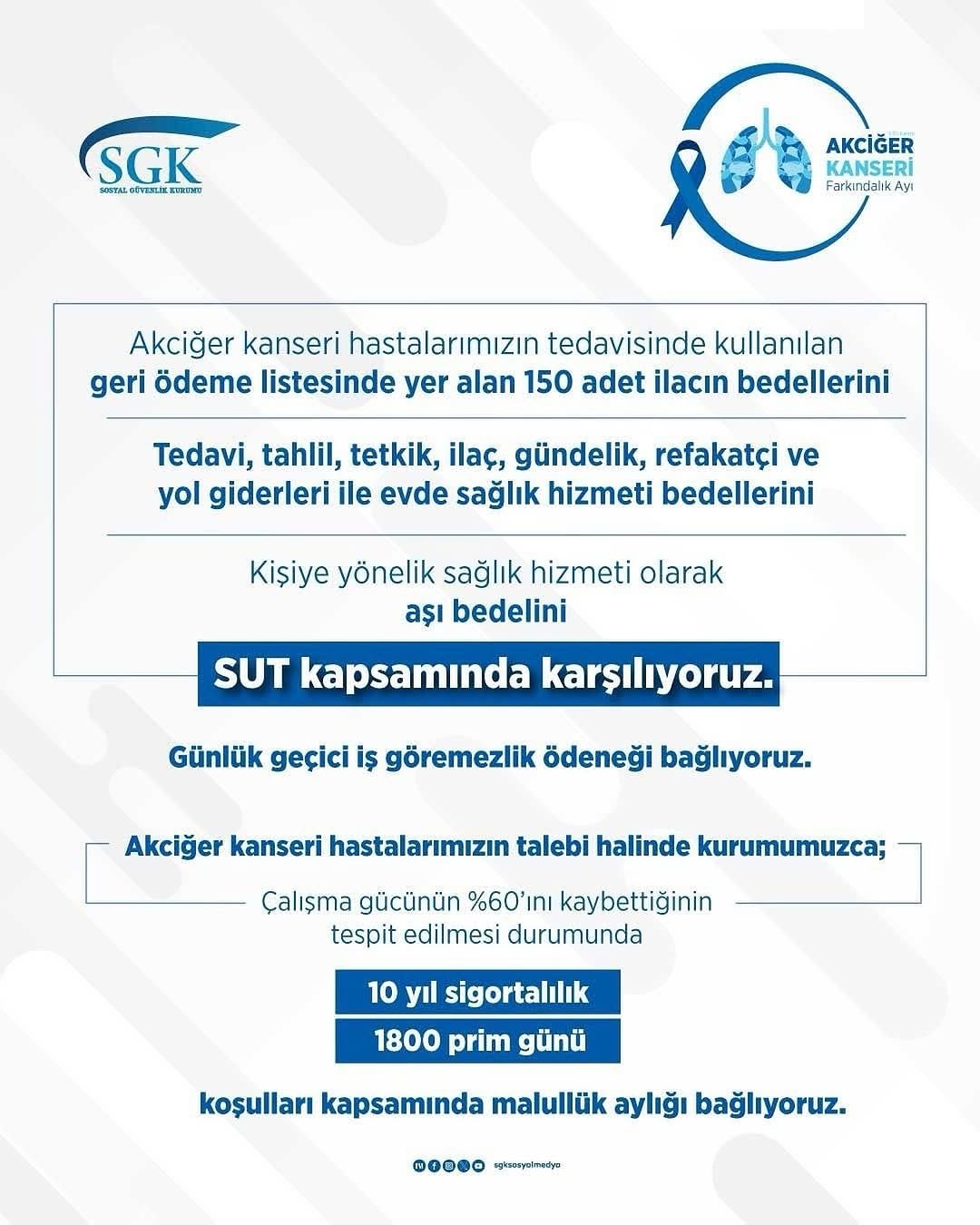 Akciğer Kanserinde Hastalarımıza Destek Sağlıyoruz