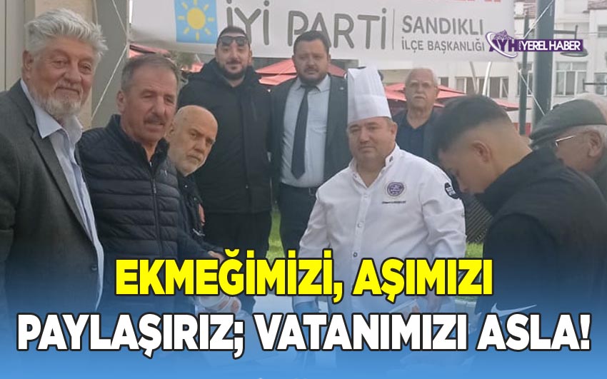Afyonkarahisar’ın Sandıklı İlçesinde İYİ Parti’den Anlamlı Etkinlik