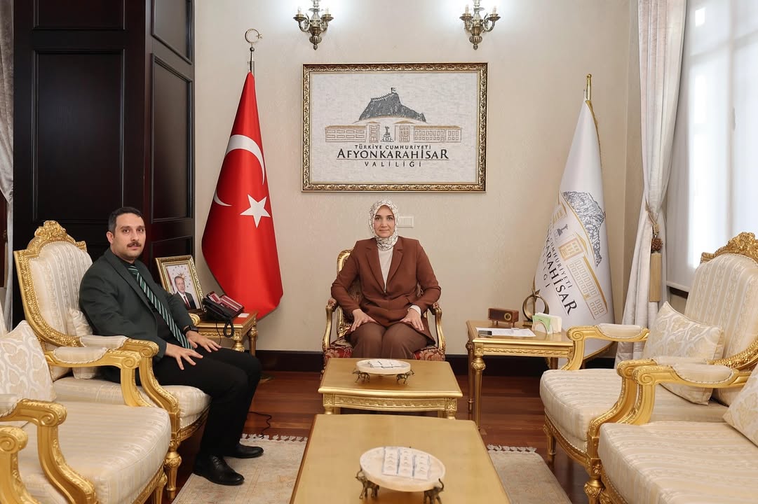 Valimiz Doç. Dr. Kübra Güran Yiğitbaşı’nın İdare Mahkemesi Başkanı İslam Kaya'yı Kabulü