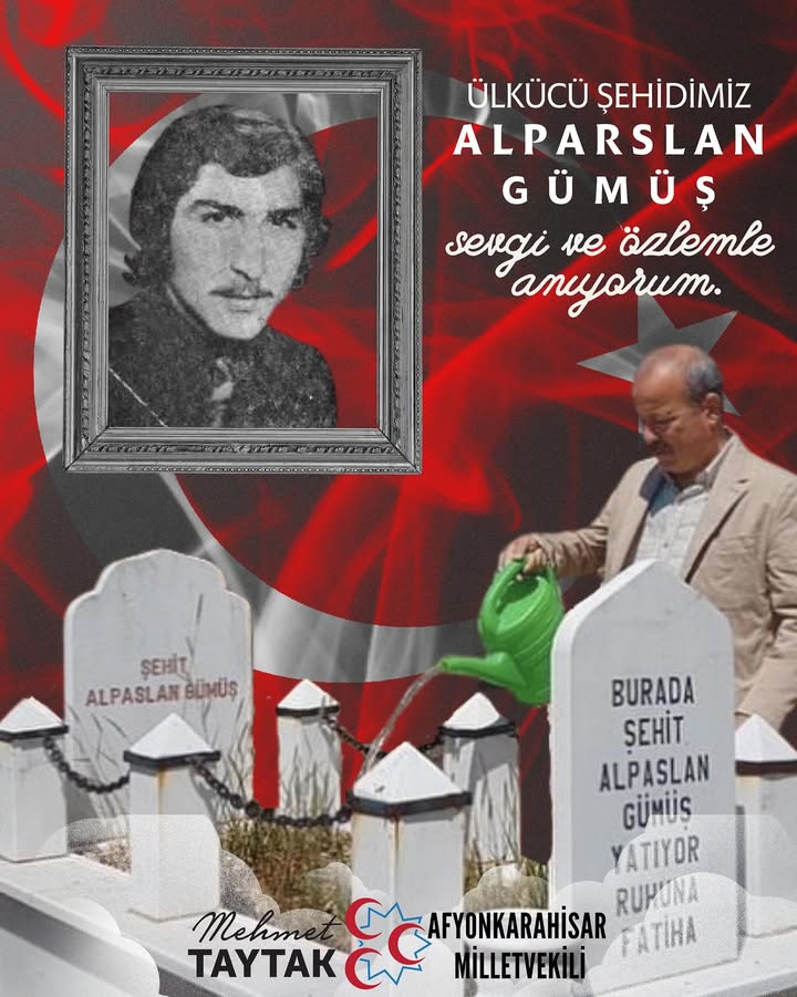 Bolvadinli Ülkücü Şehidimiz Alparslan Gümüş'ü Anıyoruz