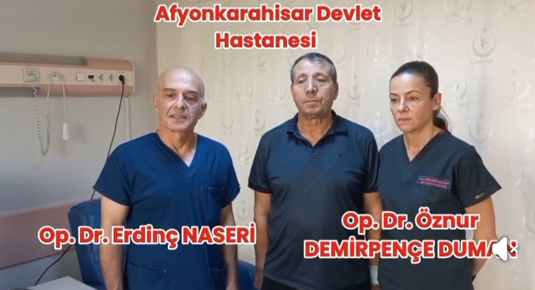 Afyonkarahisar Devlet Hastanesi'nde Ameliyatsız Aort Diseksiyonu Tedavisi Başarıyla Uygulandı