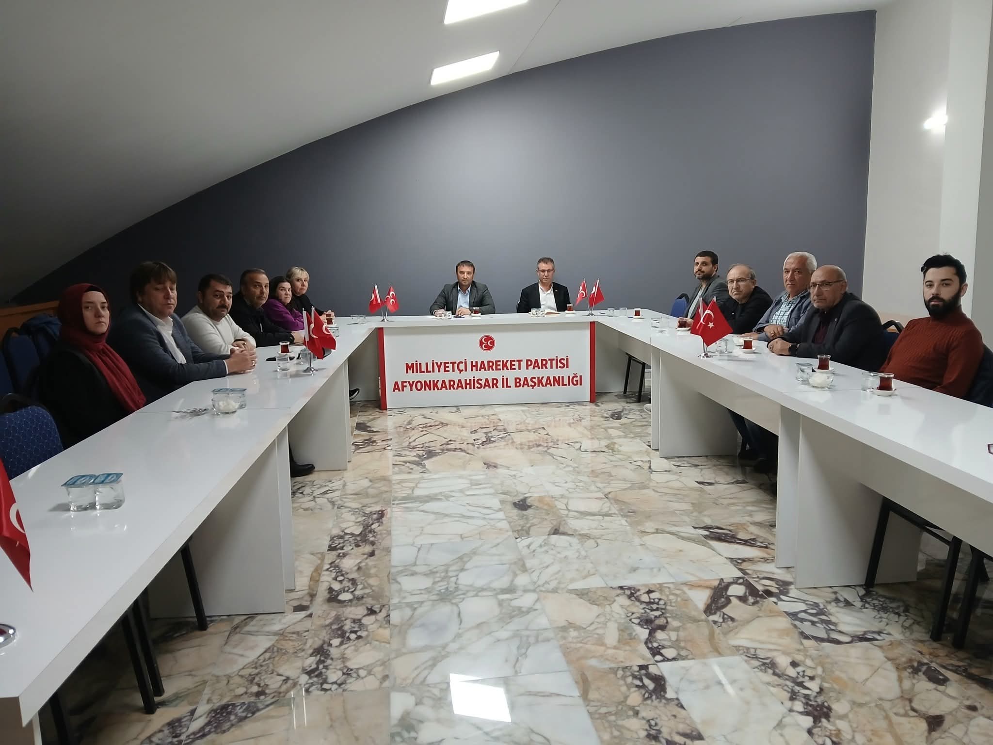 MHP Afyonkarahisar İl Yönetimi Toplantısında Ziyaretler Değerlendirildi