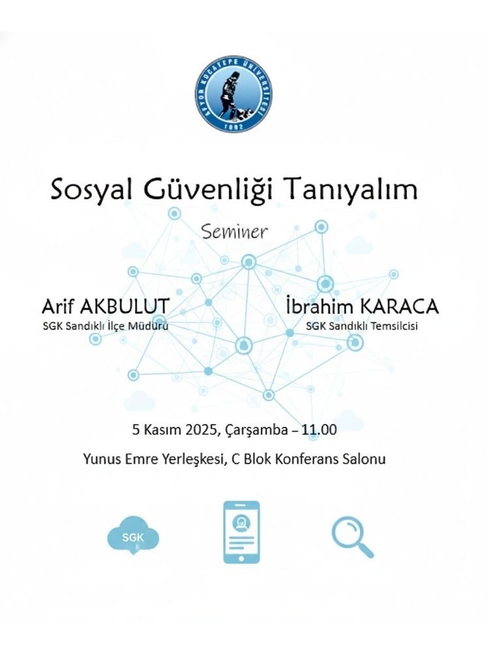 Afyon Kocatepe Üniversitesi'nden Sosyal Güvenlik Semineri