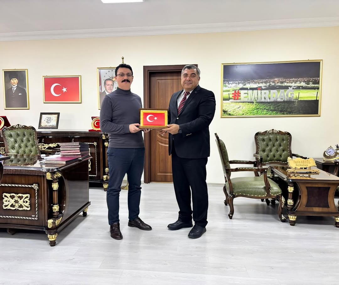 Afyonkarahisar İl Milli Eğitim Müdürlüğü'nden Emirdağ Kaymakamı Ziyareti