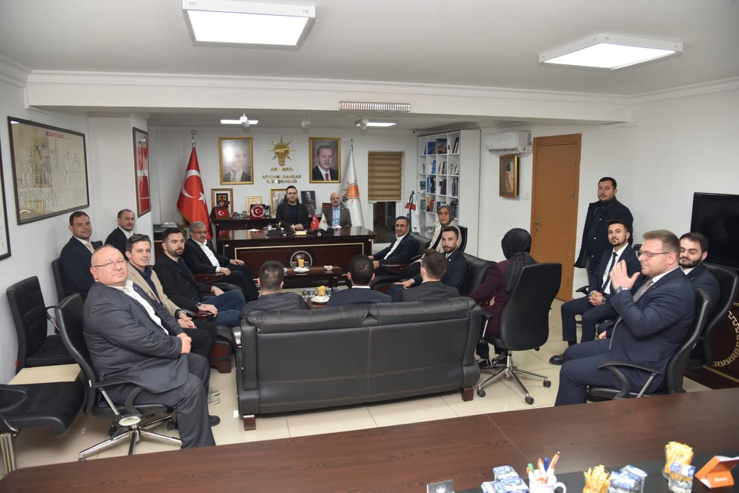 Afyonkarahisar'da AK Parti Gençlik Kolları Genel Başkanı Yusuf İbiş Ziyareti