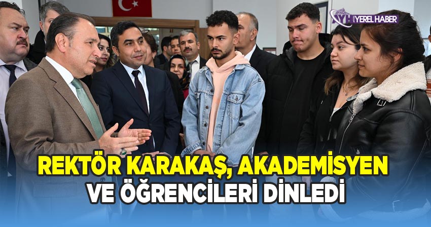 AKÜ Rektörü Prof. Dr. Mehmet Karakaş, İlçe Ziyaretlerine Devam Ediyor