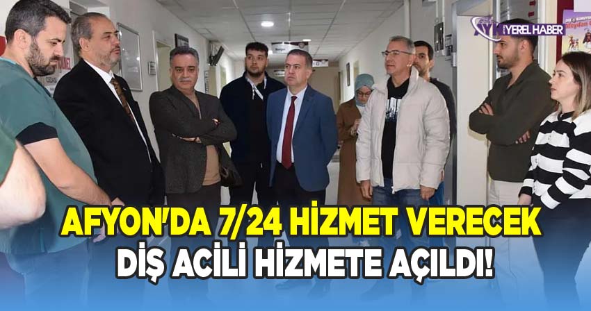 AFSÜ Diş Hekimliği Fakültesi'nde Diş Acil Polikliniği Hizmete Açıldı