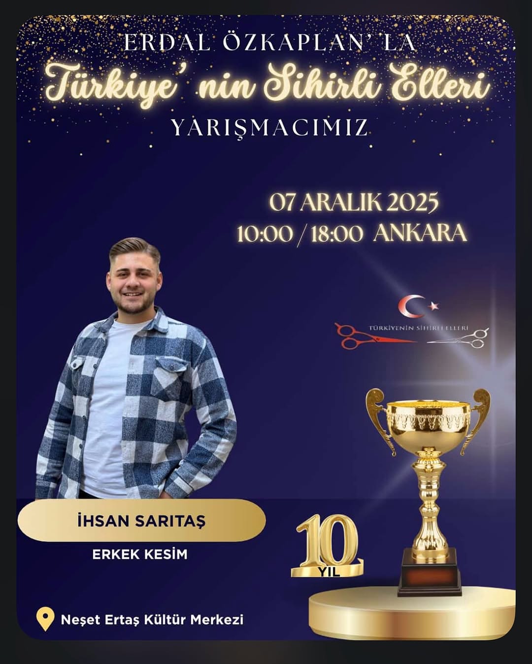 Türkiye’nin Sihirli Elleri Yarışmasına Katılan Meslektaşımıza Desteklerimizi İletiyoruz