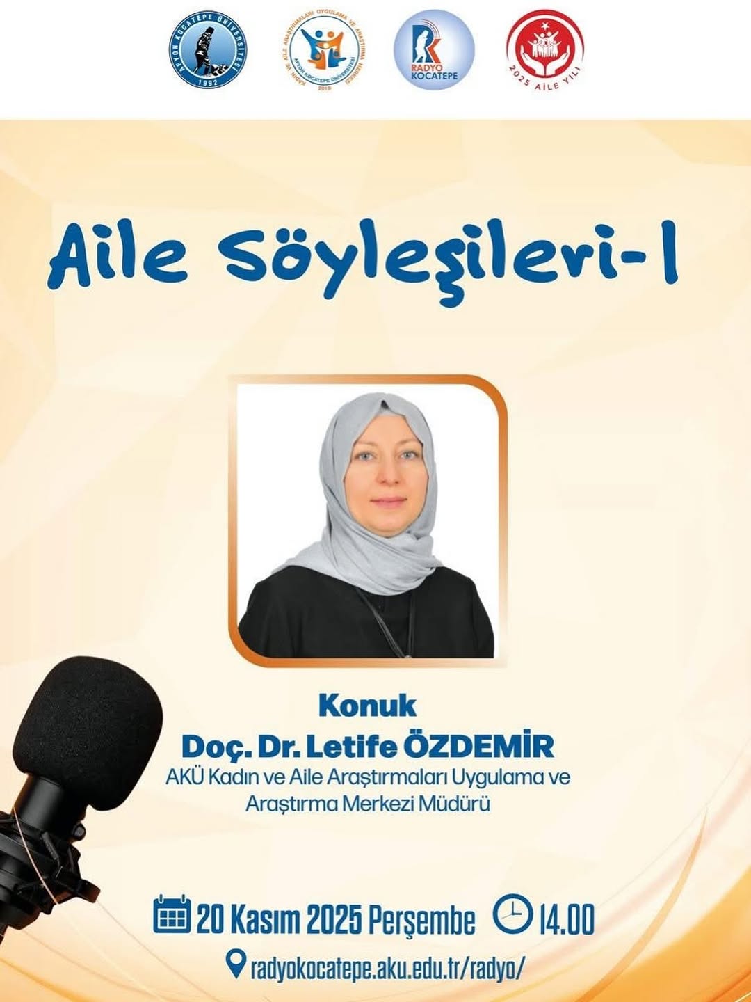 Afyon Kocatepe Üniversitesi'nde Bugün: Aile Söyleşileri-1