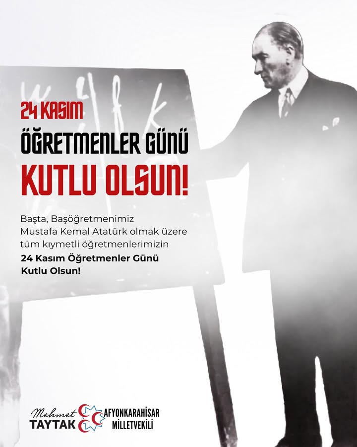 Başöğretmenimiz Gazi Mustafa Kemal Atatürk'ü ve Şehit Öğretmenlerimizi Anıyoruz