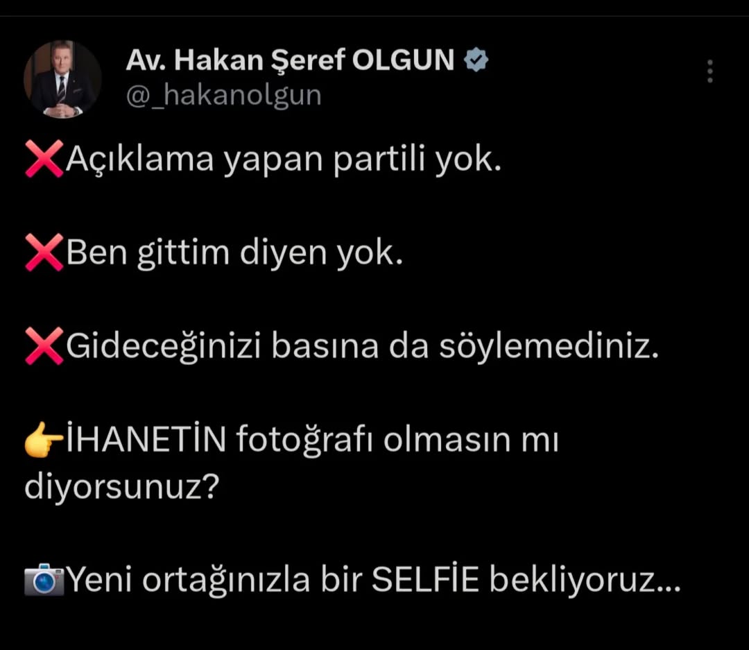 Partili Açıklama Yapmadı, İhanet İddiaları Artıyor