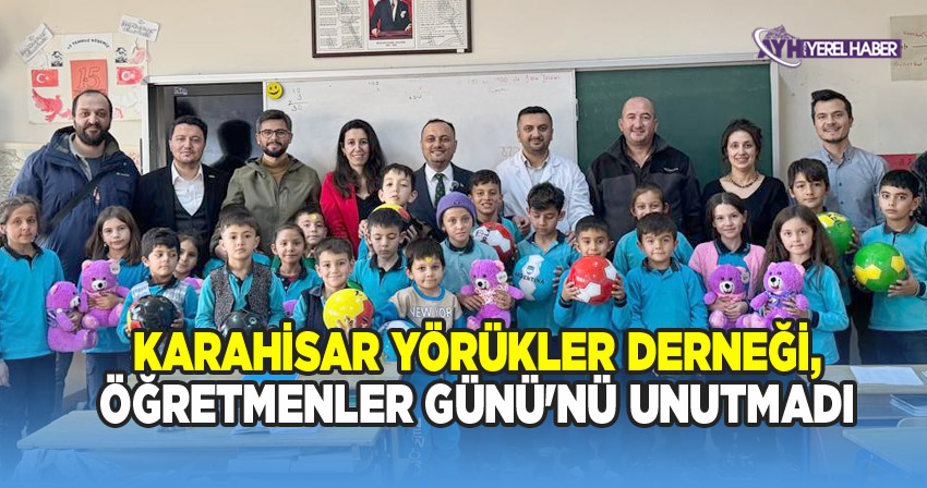 Karahisar Yörükler Derneği Öğretmenler Günü Etkinliği