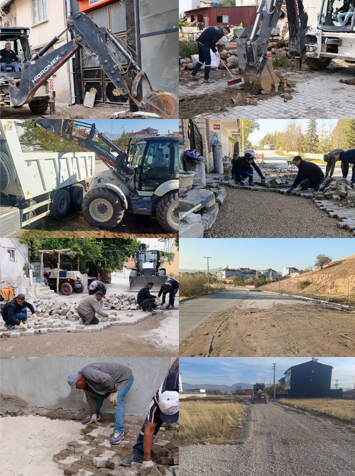 Sandıklı Belediyesi Yol Düzenleme ve Temizlik Çalışmalarına Hız Verdi