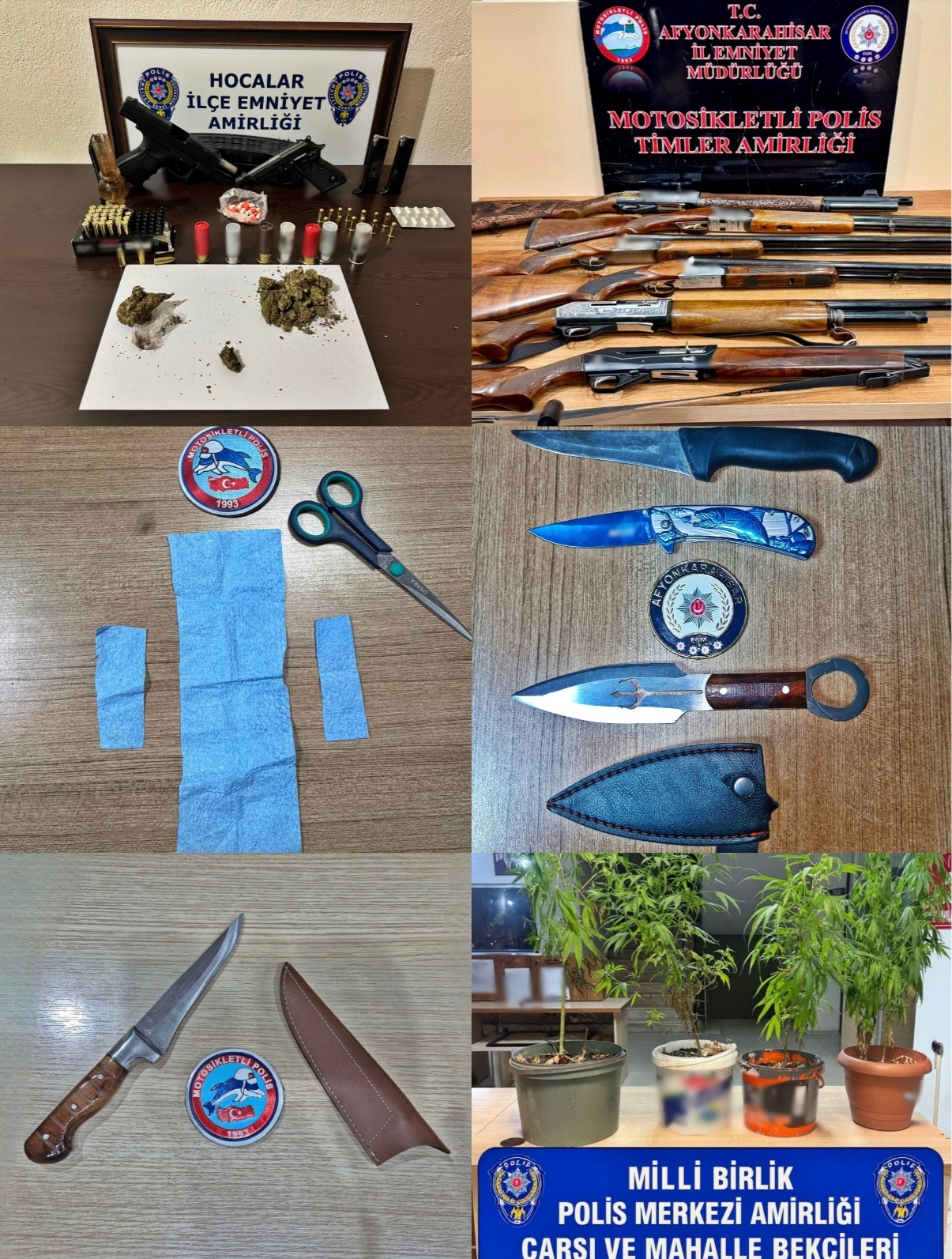 Afyonkarahisar Emniyet Müdürlüğü'nden 17-25 Kasım Suç ve Güvenlik Denetimleri