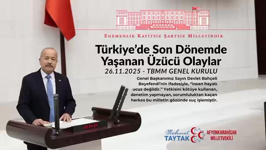 Devlet Bahçeli: İnsan Hayatı Ucuz Değildir