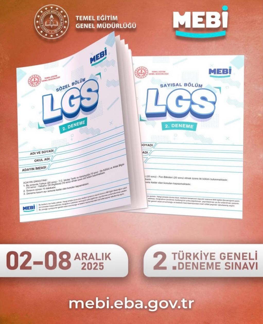 LGS Hazırlığında Hız Kesmiyoruz! Yeni Çevrim İçi Deneme 02-08 Aralık'ta