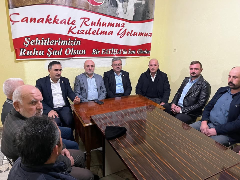 AK Parti Evciler İlçe Başkanı Ali Dede Savaş'a Hayırlı Olsun Ziyareti