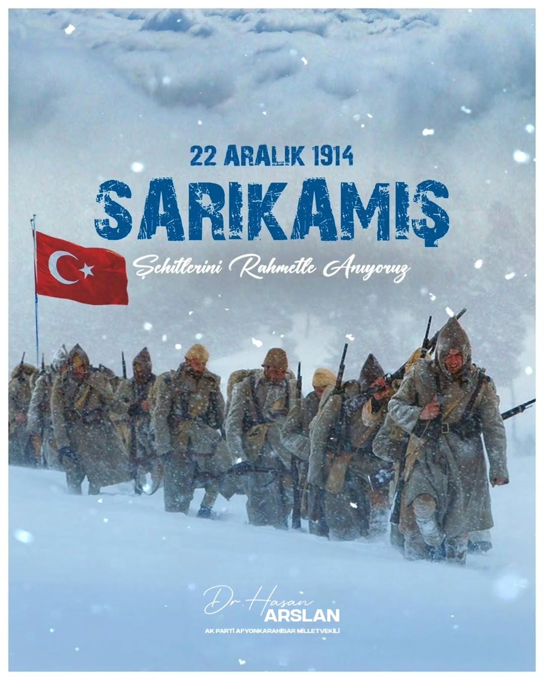 Sarıkamış Şehitlerini Anma Mesajı