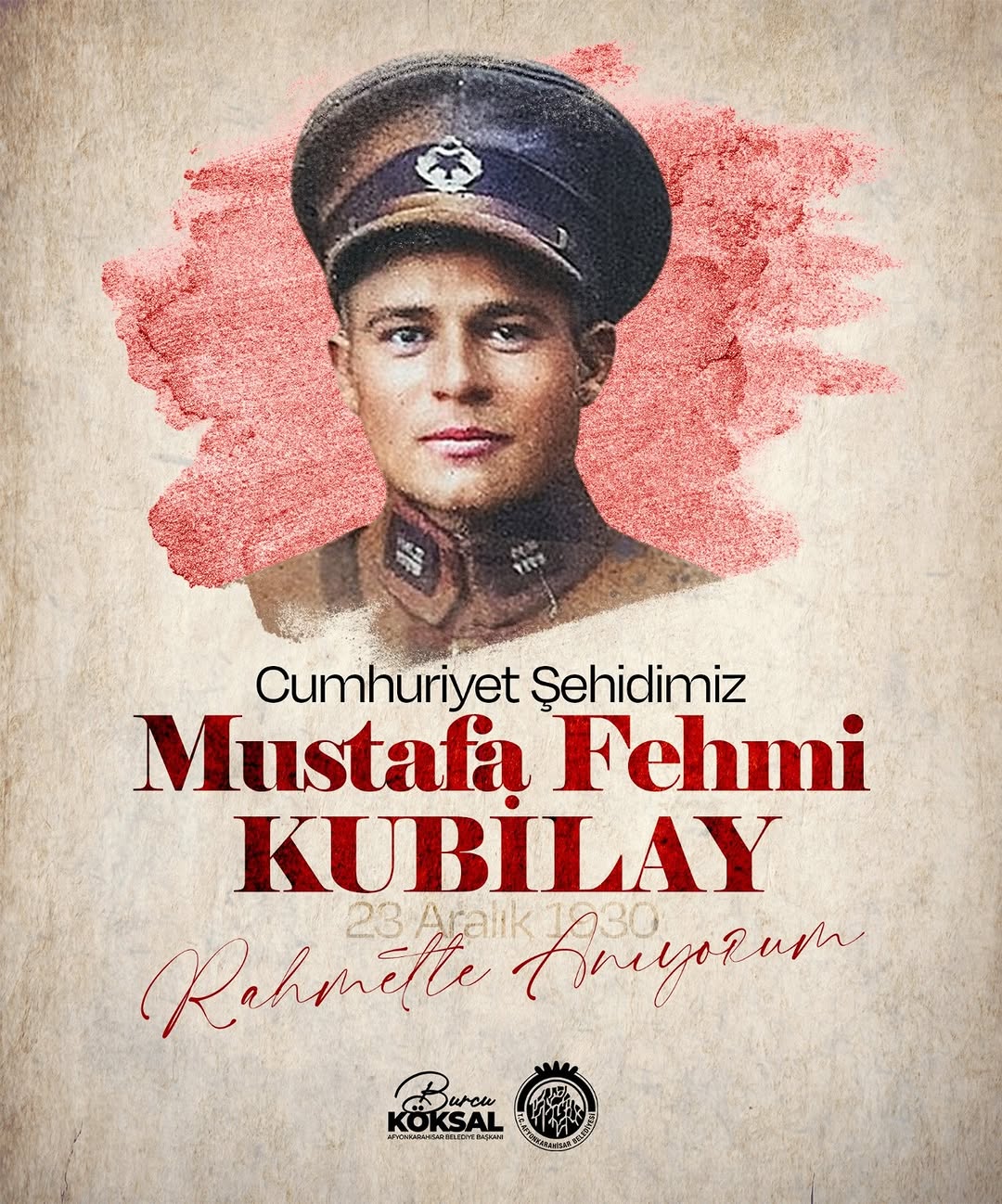 Mustafa Fehmi Kubilay Cumhuriyet Anısına