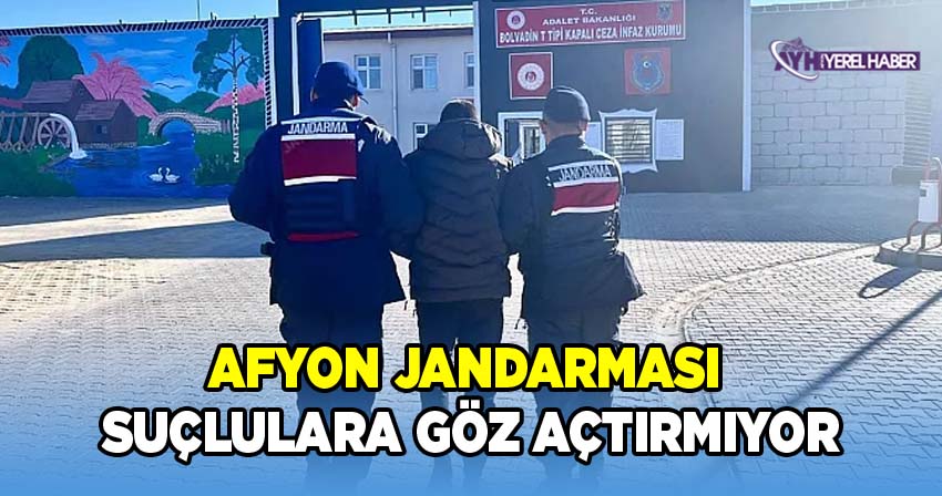 Afyonkarahisar İl Jandarma Komutanlığı Suçluların Korkulu Rüyası Olmaya Devam Ediyor