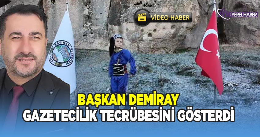 Gazetecilik ve Televizyonculuk Geçmişi Olan Kayıhan Belediye Başkanı Mustafa Demiray'ın Tanıtım Videosu Sosyal Medyada İlgi Çekiyor