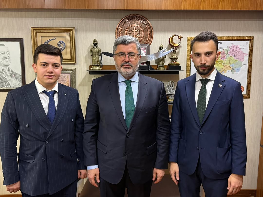 AK Parti Afyonkarahisar İl Gençlik Kolları Başkanı ve Başkan Yardımcısının Ziyareti